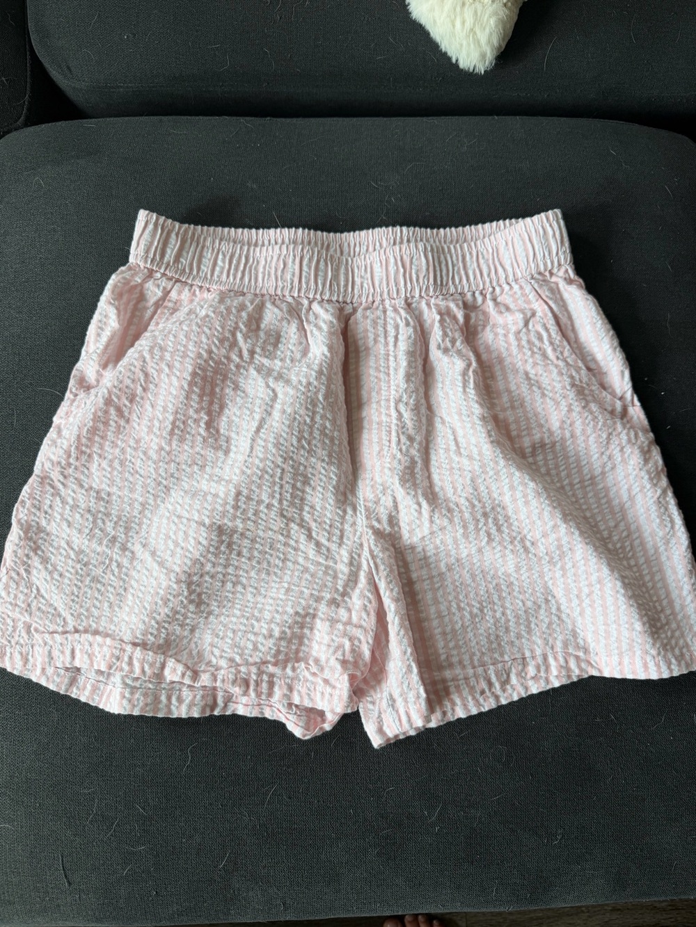 Kids Art Class Pink Seersucker Pajama Shorts